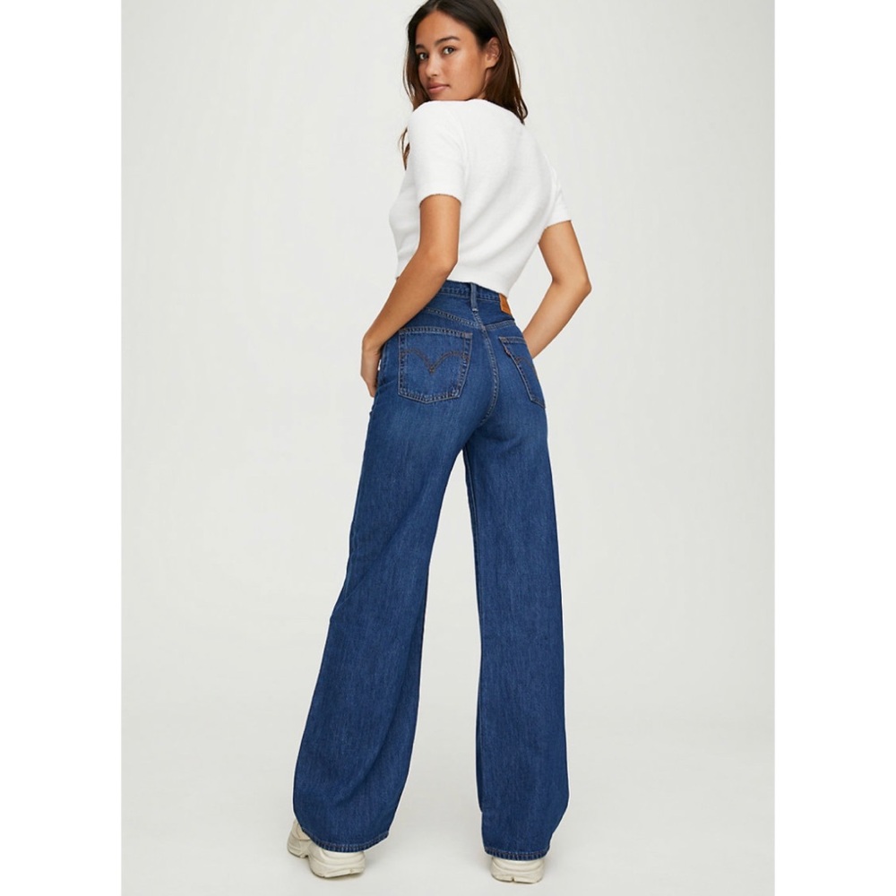 Levi's Ribcage Wide Leg Jean in High Times - Picture 2 of 10